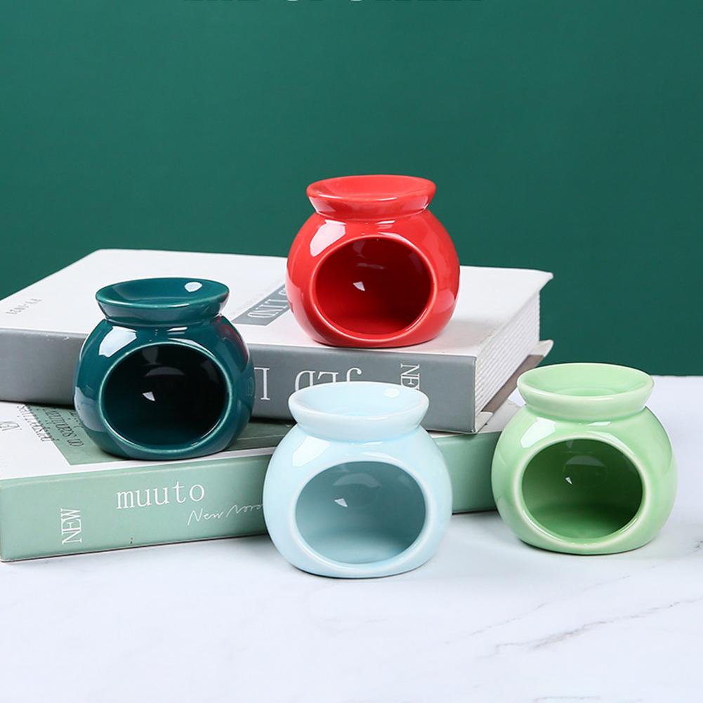 Ceramic Oil Burner - Многоразовая керамическая восковая лампа-ароматизатор для дома,