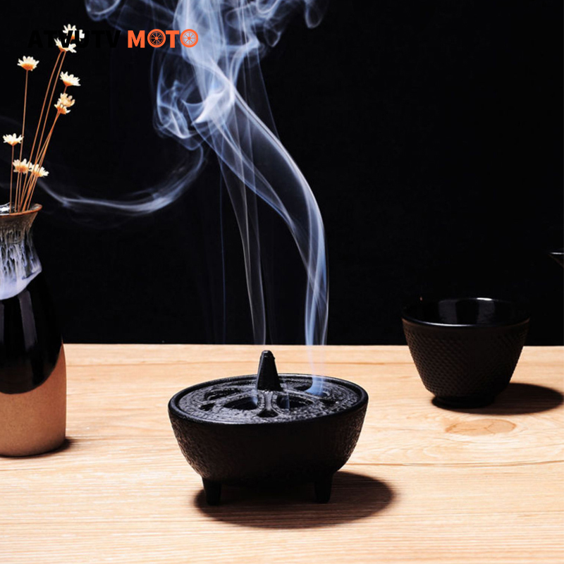 Home Fragrance Incense - Креативная мини-чугунная курильница из сандалового дерева,