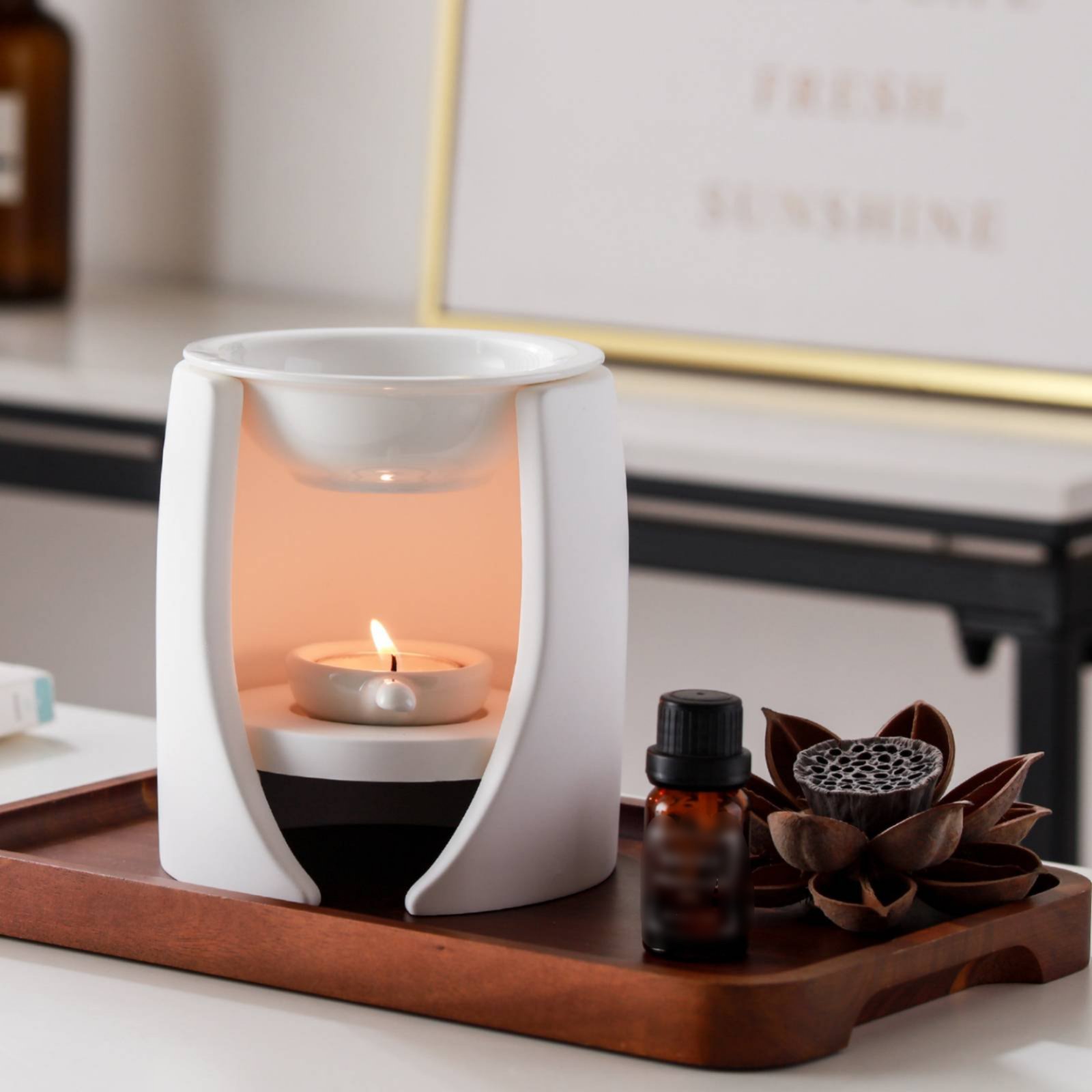 Аромалампа: Простая в использо – обзор и цена Ceramic Oil Burner
