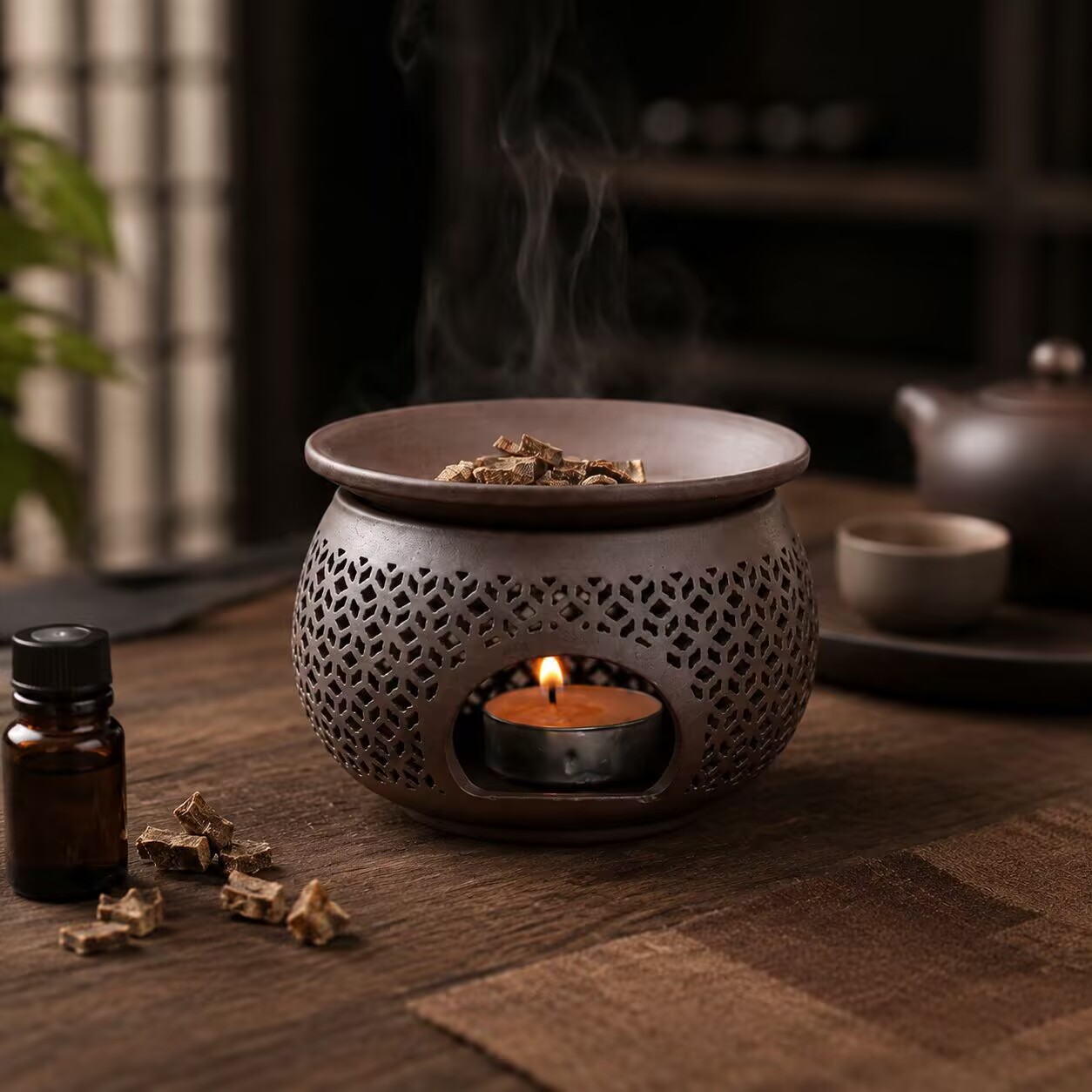 Керамическая резная курильница – обзор и цена Ceramic Oil Burner